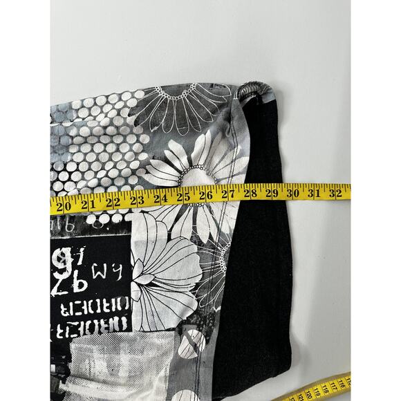 Dolcezza Art Simply Pullover Womens 1X Abstract Floral Print 71622X Top Sweater - Picture 9 of 10